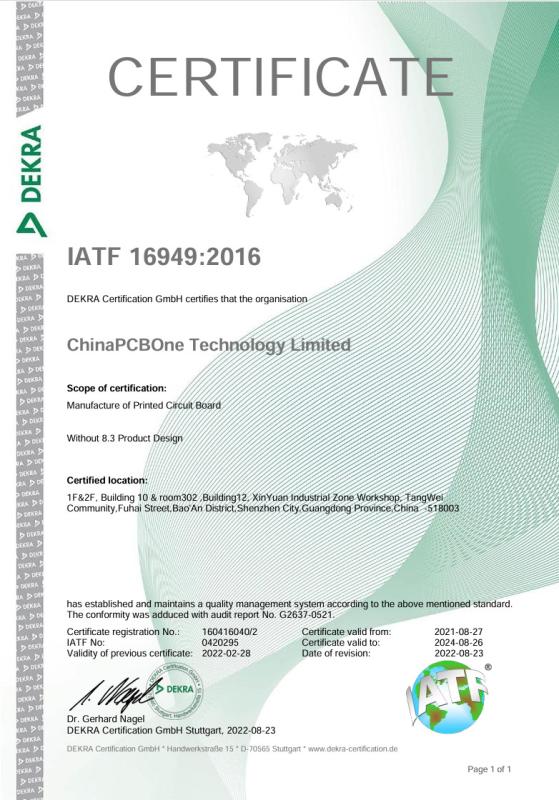 IATF16949 - Original ICs Component Co Ltd