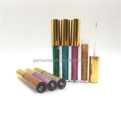 China Ali Selected March Expo waterproof 2021 cosmetics sparkle eyeliner in 13 colors for sale