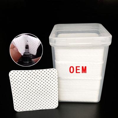 China 200pcs/box Hot Sale Glue Nozzle Cloth With Clean Adhesive Cotton Pad Private Label Eyelash Extension Tools for sale