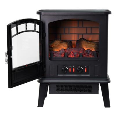 China Modern Luxury Fire Place Overheat Protection Adjustable Stove Heater 17 Inch 3d Electric Fireplace for sale