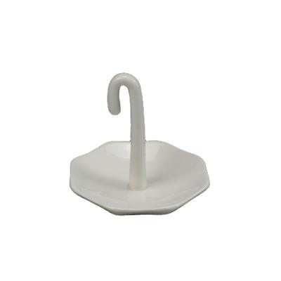 China Eco-friendly Customized Decorative Ceramic Umbrella Ring Trinket Tray Jewelry Holder for sale