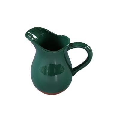 China Sustainable Factory Wholesale Custom Ceramic Water Milk Jug Jug With Logo for sale