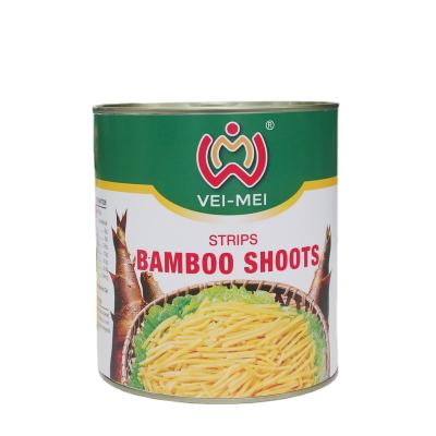 China Boxed canned bamboo shoot halves slice strip for sale