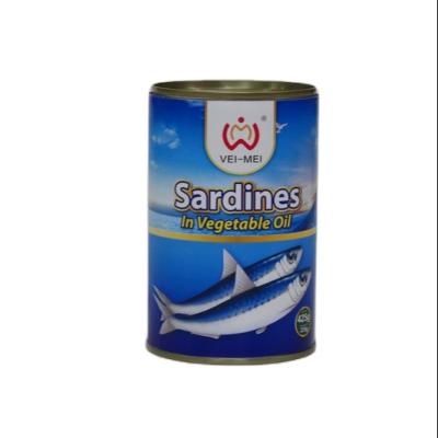 China Factory Price Canned Canned Sardine In Tomato Sauce / Sardine Canned Fish 425g for sale