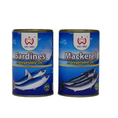 China Factory Price Canned Canned Sardine In Tomato Sauce Sale / Fish Tin Can for sale