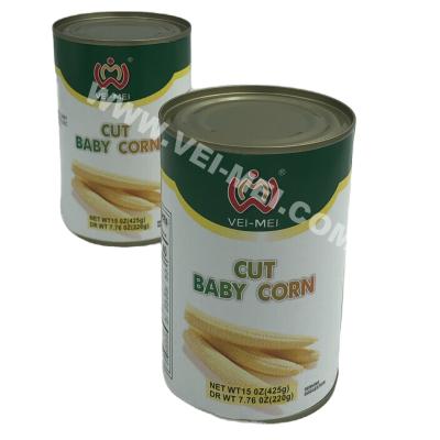 China Canned Whole/Cut Baby Corn for sale