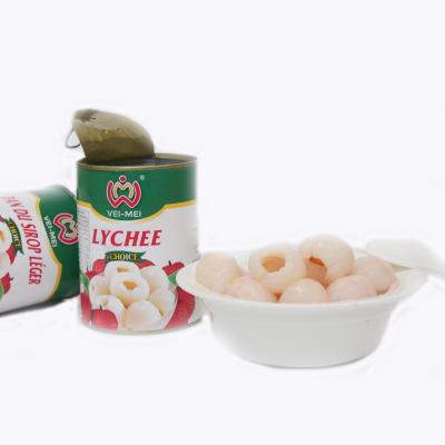 China Exporter Wholesale Cheap Price Healthy Canned Peeled Lychee Fruit Canned for sale