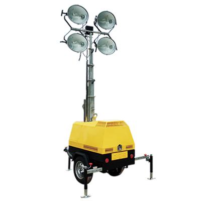 China Mobile Trailer LED Generator Light Towers For Airport And Sports Stadiums BMLV-400 for sale