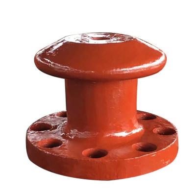 China Marine Product Factory Price Moorng Sea Bollard Cast Steel Marine Bollard for sale