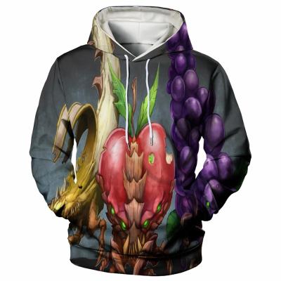 China 2022 Men's Hoodies Monster 3D Printing Pullover Fashion Breathable Casual Long Sleeve Men's Hooded Sweatshirt for sale