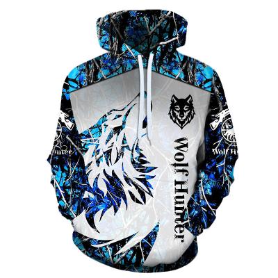 China Tiger Lion Pattern Print Animals 3D Clothing Men's Hooded Sweatshirt Hoodies Plus Size Breathable Casual Fashion for sale