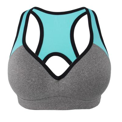 China High Tensile Cross Contrast Sports Bra Sportswear Women's Nylon Cotton OEM Sweat-Wicking Yoga Tank Wireless Back Jogger Tops for sale