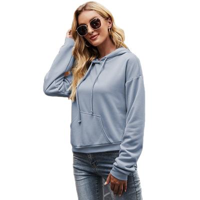 China 2022 Autumn And Winter New Arrival Anti-shrink Women's Clothing Casual Outdoor Sportswear Loose Hoodies Pocket Sweatshirt for sale