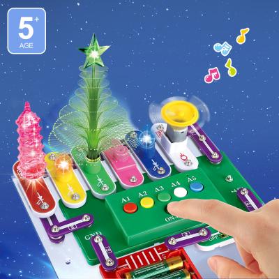 China Programmable Developing Intelligence DIY Electronic Blocks Kits Circuit Physics Science Educational Experiment Kids Electronic Steam Toy Building Block for sale