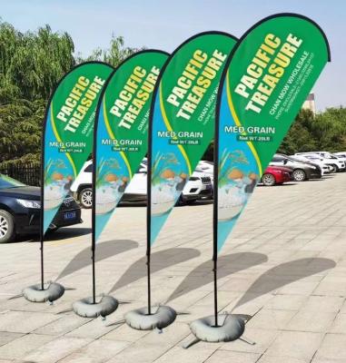 China Flying Custom Feather Promotional Flag Pipe For Advertising Teardrop Banner Swooper Flag for sale