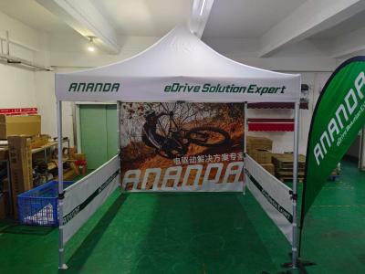 China 3X3m Outdoor Aluminum Frame Pop Up Gazebo Banner Stand For Event for sale