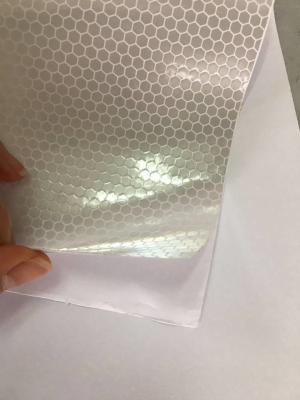 China Heat Resistant 50m Reflective Vinyl Sticker With Honeycomb For Trafic for sale