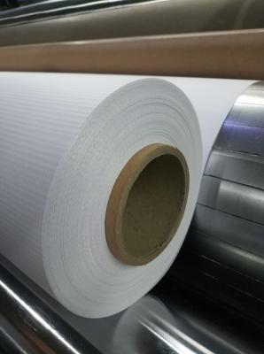 China Laminated pvc flex banner 440g uses high quality polyester yarn and PVC film, special designed for solvent printing for sale