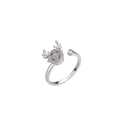 China TRENDY silver color fawn rings for women for sale