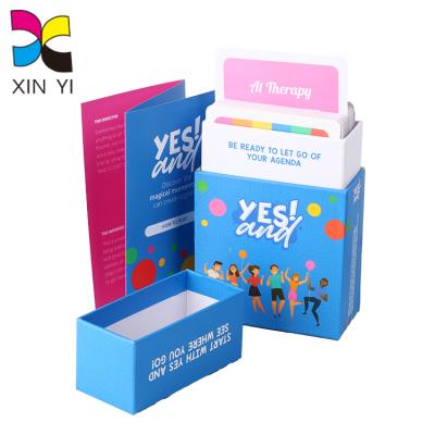 China Custom Education Card Printing Kids Education Alphabet Card Game Affirmation Card Pack for sale