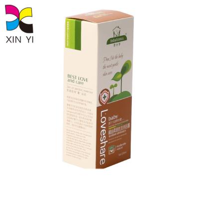 China Recyclable Personalized Custom Logo Paper Box Cosmetic Beauty Facial Detergent Packaging Box for sale