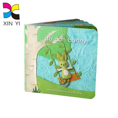 China Recyled ABC Animal Kids Cardboard Books Baby Board Learning Books for sale