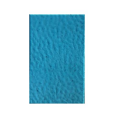 China Bathroom Sky Blue Texture Art Stained Glass Sheet 429HM for sale