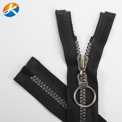 China Other Manufacturers Spot Resin 3# 5# High Quality Plastic Resin Zipper Luggage Coat Clothing Accessories Teeth Zipper for sale