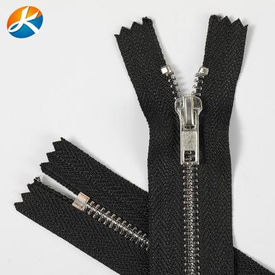 China Other 3# 5# 8# metal zipper y prongs gold light platinum luminous gun closed tail copper zipper garment pocket zipper tape wholesale for sale