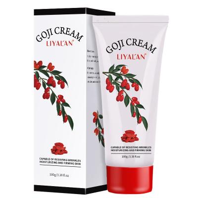 China OEM ODM Natural Organic Chinese Wolfberry Anti Wrinkle Moisturizing Whitening Skin Anti Aging Face Cream For Goji Berry for sale