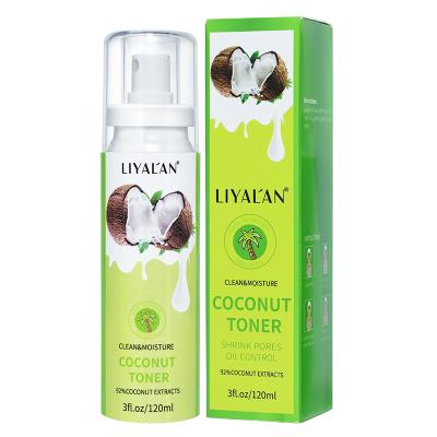 China Private Label OEM Natural Organic Oil Control Nourishing Hydration Moisturizing Spray Face Coconut Toner for sale