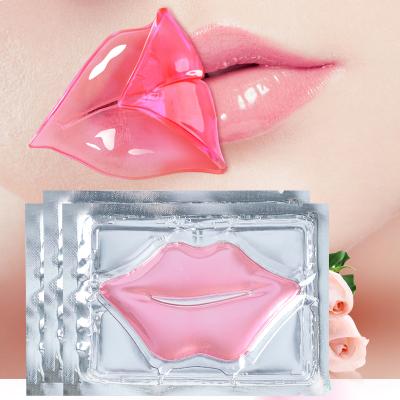 China Natural Private Label Lip Care Waterproof Moisturizing Anti Wrinkle Hydrogel Lip Patch Collagen Lip Sleeping Mask for sale