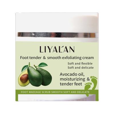 China Private Label OEM Natural Foot Care Anti-Chapping Nourishing Whitening Foot Moisturizing Avocado Oil Foot Cream for sale