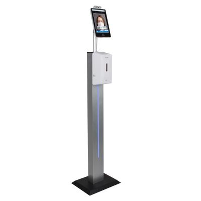 China Motion Detection 8 Inch AI Face Recognition Access Control Android Body Thermal Imaging Kiosk Measuring Device for sale