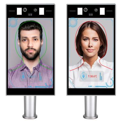 China Motion Detection Face Non Contact Kiosk Digital Time Medical Infrared Time Attendance Facial Recognition Devicen for sale