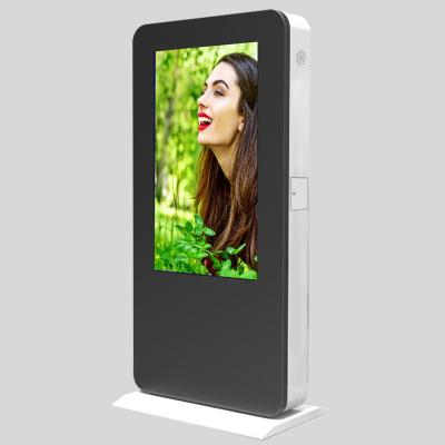 China Outdoor Kiosk Advertising Design Wifi LCD Display Touch Screen Outdoor Video Booth Totem Led Waterproof Digital Signage for sale