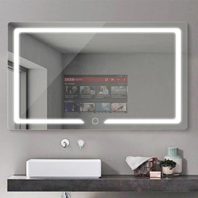 China Smart TV Mirror Lighted Led Magic Mirror for sale