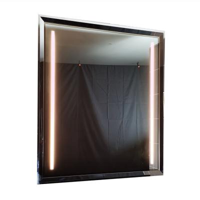 China Modern Design Full Body Mirror Wall Mounted Led Integral Smart Mirror Light Up Vertical For Bedroom Bathroom Living Room for sale