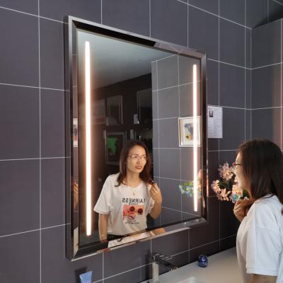 China Led Mirror Light Magnifying Vanity Led Mirror Wall Mirror Bath Bathroom Decoration 3000-6000K LED Touch Sensor Switch Light Hotel for sale