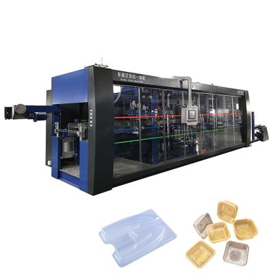 China Plastic Blister Wrapper Plastic Disposable PS , PP Roll Cup Tay Thermoforming Machine for sale