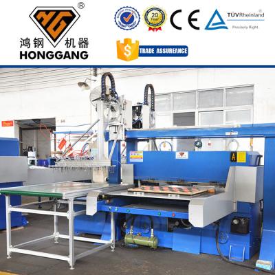 China Automatic PS Foam Products HG-B100T Hydraulic Blister Food Tray Cutting Making Machine for sale