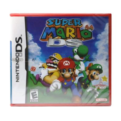 China RED Brand New Video Games USA Version Super Mario 64 Case Sealed *Factory Package* For DS NDSI NDSL 2DS 3DS XL Console IF-P004 for sale