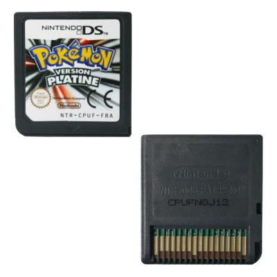 China ABS+Electronics FRA version pokemon platinum cartridge only for Pokemon video game card for sale