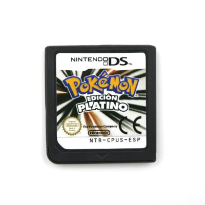 China ABS Retro Version ESP Full Childhood Memories Compact Video Game Card For Pokemon Edicion Platinum for sale