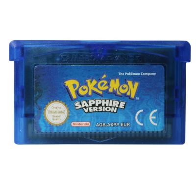 China Pokemon Sapphire Video Game Card Multifunctional High Quality GBA Game Card For Nintendo Game Boy Advance Pokemon from EUR Version for sale