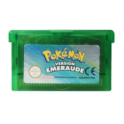 China High Quality FRA Version Pokemon Emerald For Nintendo Game Boy Advance Pokemon Game GBA IF-G001 for sale