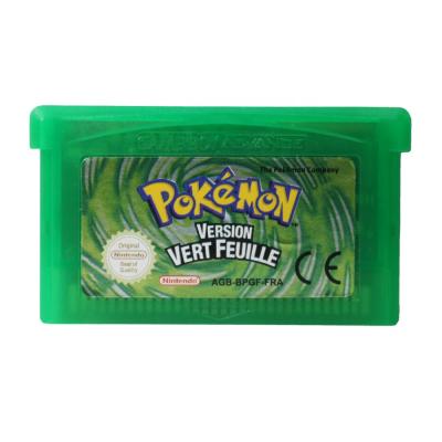 China Pokemon Leafgreen FRA version for Nintendo Game Boy Advance Pokemon GBA IF-G001 game for sale