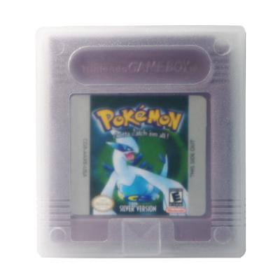 China ABS retro game pokemon silver video hot selling version for GBC for Gameboy color advance PS for sale