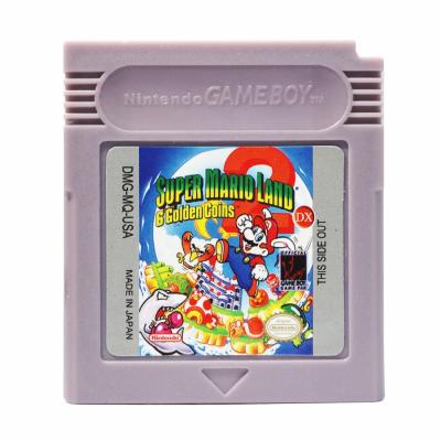 China ABS work well on device cartridge only for pokemon game gbc super mario earth 6 golden coins for sale