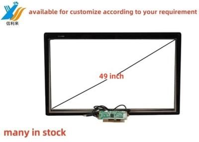 China 49 Inch Multi touch projected USB capacitive (PCAP) GG GFF ITO touch screen panel waterproof oilproof glove touch pen touch AR AG AF customized lcd display led monitor for industrial education games for sale